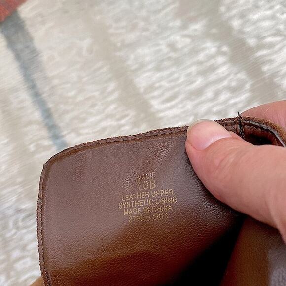 Lauren Ralph Lauren Macie Suede Leather Ankle Boots Size 10 - Picture 5 of 5